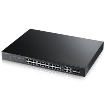 ZyXEL Switch GS1920-24HP 24-Port PoE Gigabit + 4-Port (SFP/RJ-45)