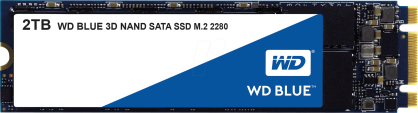 Dysk SSD M.2 SATA 2TB WD Blue WDS200T2B0B